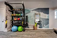 24-Hour Fitness Center with Echelon Mirror