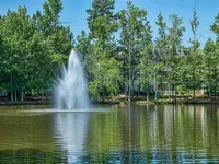 On-Site Lake With Fountains