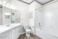 2 Bedroom Apartment Bathroom at Lake St James Apartments in Conyers, GA