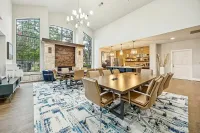 Community-Style Workspace at Apt CoWork at Toscana at Valley Ridge Apartments