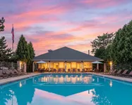 Clearview Apartments Pool at Sunset 3