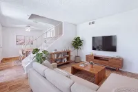 Renovated Living Room at Camelot Apartments