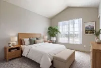 Bedroom at the Orchards at Cherry Creek Park Apartments