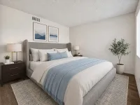 Renovated Apartment Bedroom at Camelot