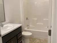 Bathroom for 1 & 3 Bed Floorplan Bathroom at The Landings at Notre Dame