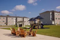 Children's Play Area Exterior view of The Landings Notre Dame