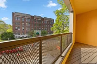 Balcony Overlooking Street
