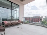 More room to relax at the Sky Lounge.