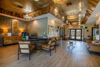 color view of interior of clubhouse