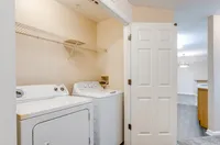 In-unit washer and dryer for everyday convenience.