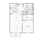 Mercer 1/1 Floor Plan