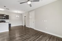 View of Main Door of Empty Apartment