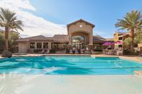 Pool Area with BBQ Grills and Eating Bar