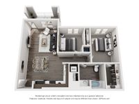 971 sq ft includes patio or balcony