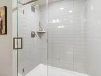 Subway tile bathroom