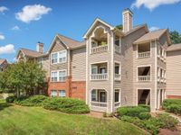 Exterior of apartment buildings, three floors