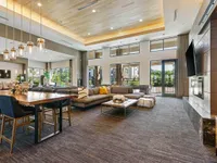 Clubhouse with plenty of sitting arrangements.