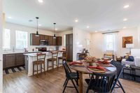 LEO at Flint Crossing- Single Family Rental - Open Kitchen and Dining Area