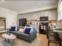 Living Area And Kitchen