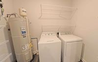 Washer & Dryer with Additional Shelving