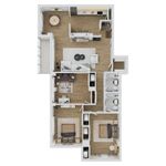 3 Bed, 2 Bath w/balc
