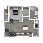 1 Bedroom Floor Plan | Apartments For Rent In Edgewood WA | 207 East