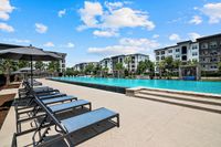 Infinite Swimming Pool, Lounge Chairs