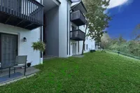 Building exterior and landscaping
