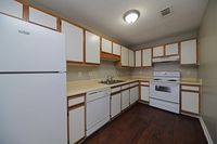 Kitchen area with ample cabinetry & counter space