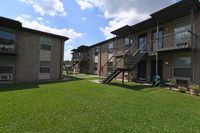 Exterior shot of the buildings