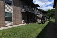 Exterior shot of the buildings