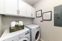 Laundry room with built in storage Apartments in Piedmont