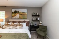 Cozy bedroom with carpet Apartments in Piedmont