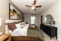 Bedroom with carpet Apartments in Piedmont