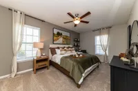 Bedroom with carpet Apartments in Piedmont