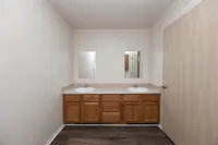 Bathroom with generous counterspace