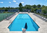 Swimming Pool and Sundeck and nearby Tennis Court