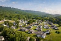 Aerial view of the community