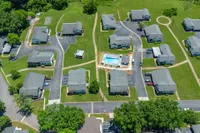 Aerial view of the community