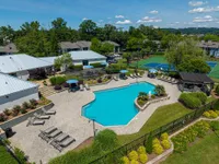 Aerial view of the pool