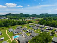 Aerial view of the community