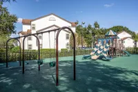 On-site playground and family-friendly outdoor space