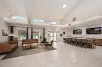 Resident lounge with pet station