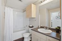 Bathroom with Towel cabinet and undersink storage