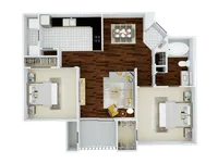 The Stemmons - 823 sq. ft.
