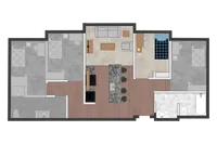 4x2 Floor Plan Layout | Union at Dearborn | Apartments in Dearborn, MI