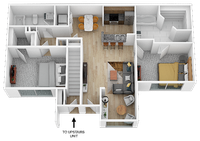 2 Bedroom/2 Bathroom