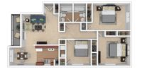 3 Bedroom Floorplan
