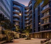 Interior outdoor courtyard