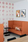 Business center seating area